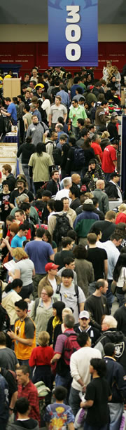 Exhibit floor at WonderCon